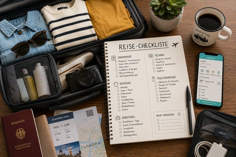 Packtipps & Reise-Checklisten: So packst du stressfrei