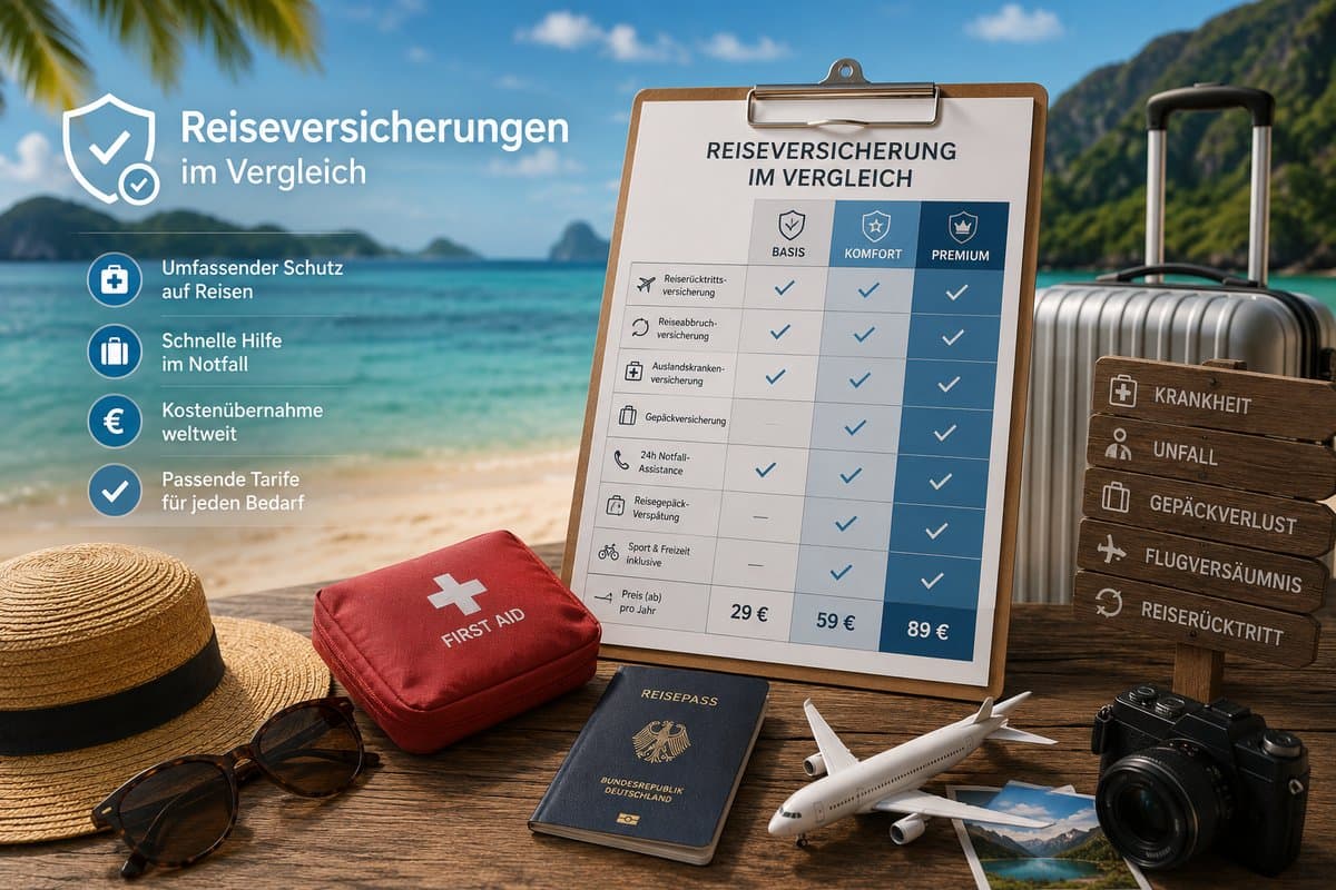 Reiseversicherungen im Vergleich