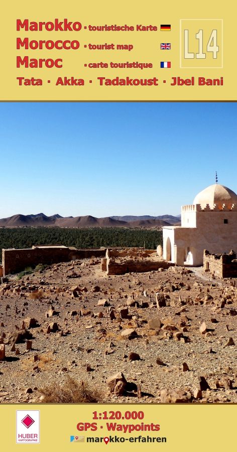 Marokko Reiseführer Landkarte L14: Tata • Akka • Tadakoust • Jbel Bani